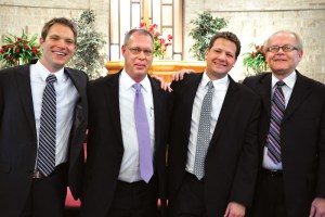 Revs. Jeremy Veldman, Al Bezuyen, Jacques Roets, and Mark Vander Hart