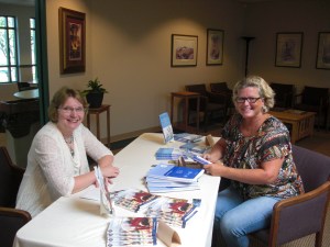 Glenda Mathes and Diane Smith at my September 9 book signing