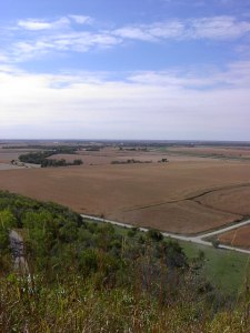 Western Iowa's Loess Hills (photo credit-Glenda Mathes)
